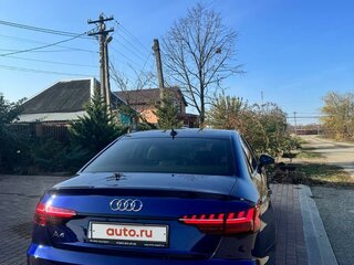 2020 Audi A4 35 TFSI V (B9) Рестайлинг, синий, 3090000 рублей, вид 4