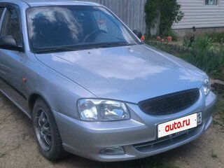 2005 Hyundai Accent ТагАЗ II, серебристый, 550000 рублей, вид 2