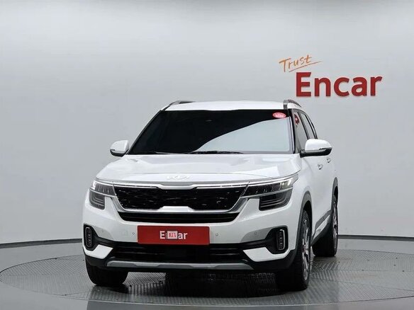 2021 Kia Seltos I, белый, 1840000 рублей - вид 1