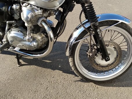2006 Kawasaki W 650, зелёный, 500000 рублей, вид 3