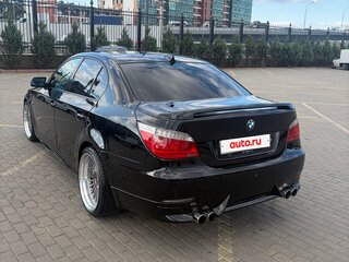 2008 BMW 5 серии 525i V (E60/E61) Рестайлинг, чёрный, 1310000 рублей, вид 3
