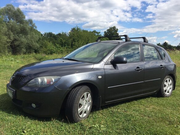 2007 Mazda 3 I (BK) Рестайлинг, синий, 710000 рублей - вид 3