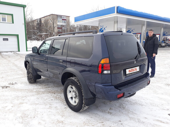 2001 Mitsubishi Pajero Sport I, синий - вид 2