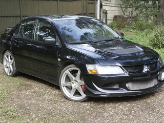 2004 Mitsubishi Lancer Evolution VIII, чёрный, 3490000 рублей, вид 1