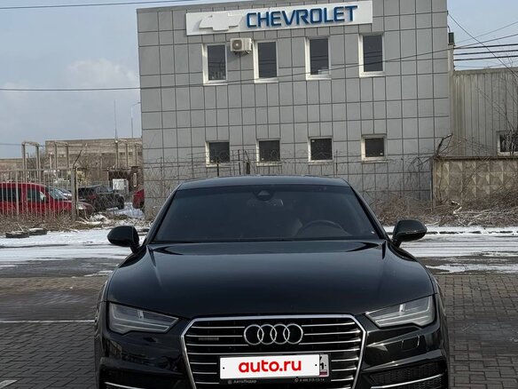 2016 Audi A7 I (4G) Рестайлинг, чёрный - вид 2