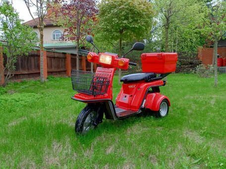 2009 Honda Gyro, красный, 150000 рублей, вид 2