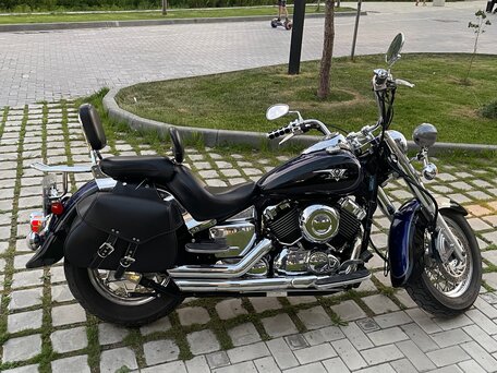 2006 Yamaha XVS650 Drag Star, синий, 580000 рублей, вид 3
