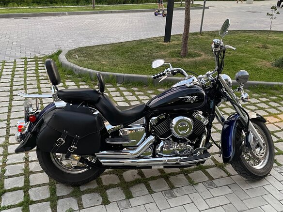 2006 Yamaha XVS650 Drag Star, синий, 580000 рублей - вид 2