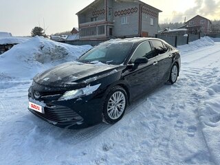 2020 Toyota Camry VIII (XV70), чёрный, 3500000 рублей, вид 1