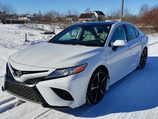 2019 Toyota Camry US Market VIII (XV70), белый, 2801859 рублей, вид 1