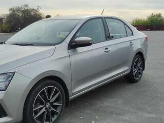 2021 Skoda Rapid II, серебристый, 1750000 рублей, вид 1