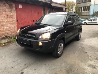 2008 Hyundai Tucson I, чёрный, 989000 рублей, вид 1