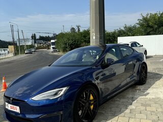 2021 Tesla Model S Plaid I Рестайлинг 2, синий, 8200000 рублей, вид 4