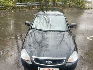 2008 Lada (ВАЗ) Priora I, чёрный, 350000 рублей, вид 1