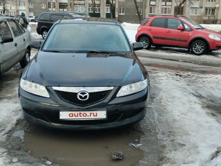 2004 Mazda 6 I (GG), чёрный, 380000 рублей, вид 2