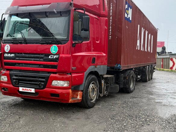 2007 DAF CF 85, красный, 1500000 рублей