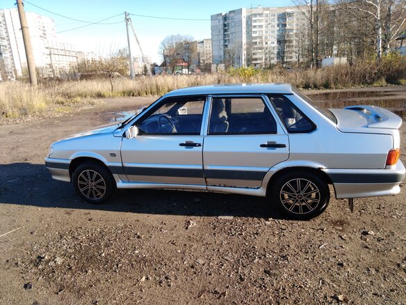 2007 Lada (ВАЗ) 2115, серебристый - вид 3