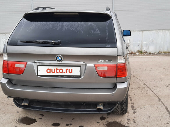 2005 BMW X5 3.0i I (E53) Рестайлинг, серый - вид 1