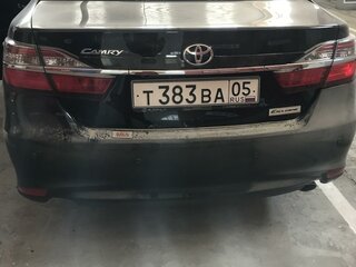 2017 Toyota Camry VII (XV50) Рестайлинг 2, чёрный, 2700000 рублей, вид 3