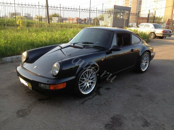 1992 Porsche 911 Carrera III (964), чёрный