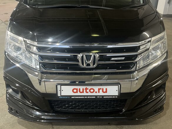 2014 Honda Stepwgn IV Рестайлинг, чёрный, 1650000 рублей - вид 2