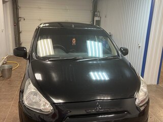 2012 Mitsubishi Mirage VI, чёрный, 650000 рублей, вид 2