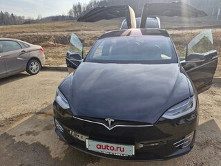 2019 Tesla Model X Long Range I, чёрный, 3995000 рублей, вид 3