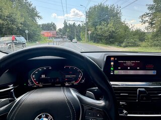 2020 BMW 5 серии 520d VII (G30/G31/G38) Рестайлинг, чёрный, 3999999 рублей, вид 2