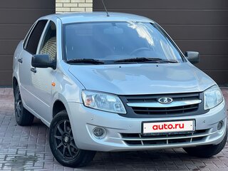 2014 Lada (ВАЗ) Granta I, серебристый, 420000 рублей, вид 1
