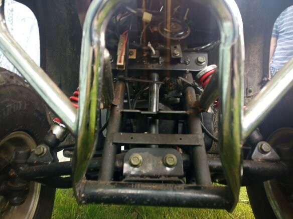 2013 Stels ATV-100, красный, 80000 рублей - вид 6