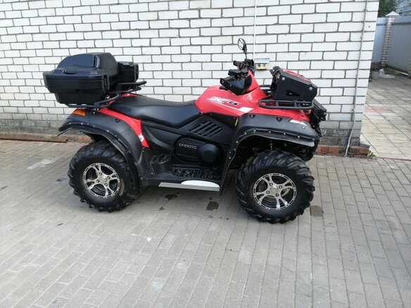 2014 CFMoto CF600-X6, красный - вид 3