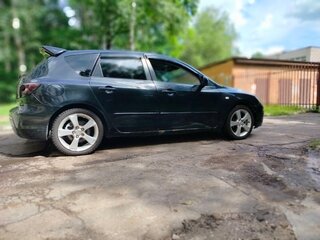 2008 Mazda 3 I (BK) Рестайлинг, чёрный, 350000 рублей, вид 3