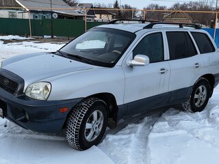 2002 Hyundai Santa Fe I, серебристый, 900000 рублей, вид 1