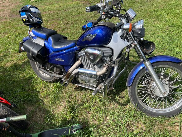 1994 Honda Steed 400, синий, 289000 рублей - вид 2