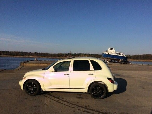 2002 Chrysler PT Cruiser, бежевый - вид 8