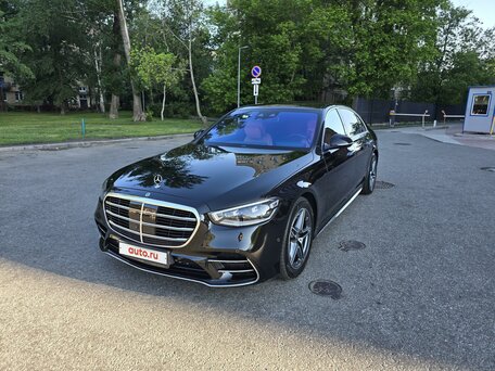 2022 Mercedes-Benz S-Класс 350 d Long 4MATIC VII (W223), чёрный, 12000000 рублей, вид 2