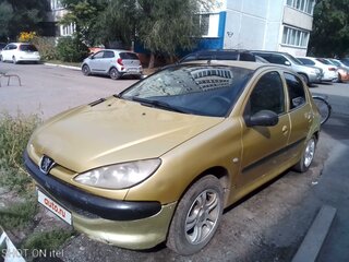 2003 Peugeot 206, жёлтый, 195000 рублей, вид 1