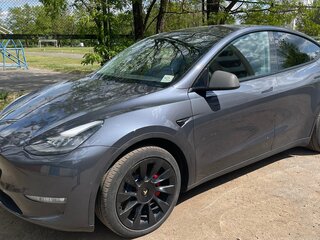 2020 Tesla Model Y Long Range I, серый, 3377132 рублей, вид 1