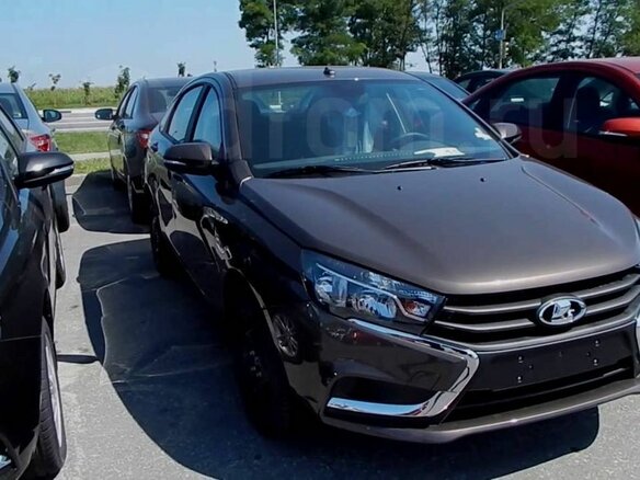 2016 Lada (ВАЗ) Vesta I, коричневый - вид 1