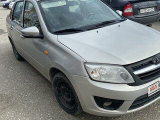 2013 Lada (ВАЗ) Granta I, серебристый, 385000 рублей, вид 2