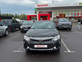 2016 Toyota Camry VII (XV50) Рестайлинг, чёрный, 1250000 рублей, вид 3