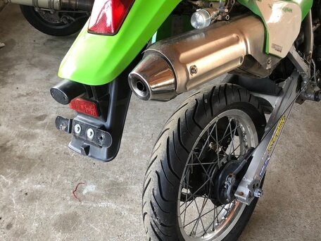 1978 Kawasaki KLR 250, зелёный, 225000 рублей, вид 4