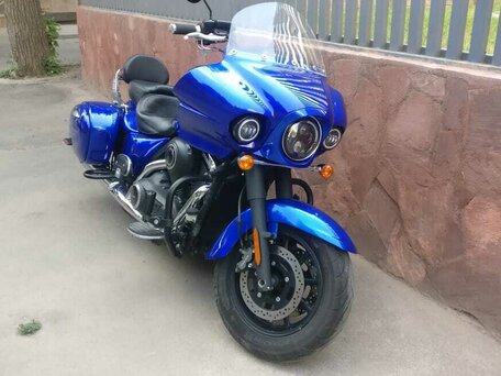 2014 Kawasaki VN1700 Vulcan, синий, 700000 рублей, вид 3