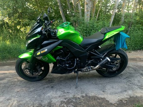 2012 Kawasaki Z 1000, зелёный, 700000 рублей, вид 1