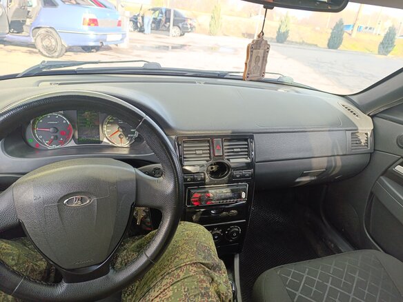 2012 Lada (ВАЗ) Priora I, пурпурный, 430000 рублей - вид 5