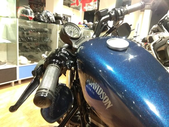 2012 Harley-Davidson Sportster 883, синий - вид 8