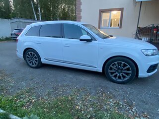 2015 Audi Q7 II (4M), белый, 3150000 рублей, вид 4