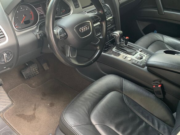 2012 Audi Q7 I (4L) Рестайлинг, чёрный, 1900000 рублей - вид 6