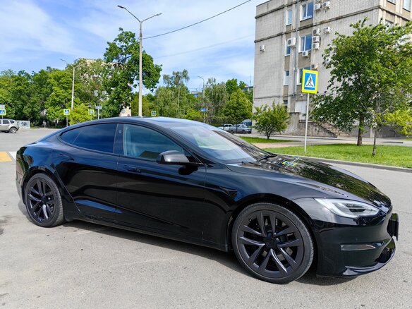 2021 Tesla Model S Plaid I Рестайлинг 2, чёрный, 8600000 рублей - вид 7