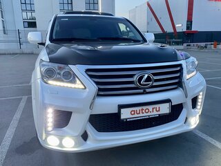 2014 Lexus LX 570 III Рестайлинг, белый, 5990000 рублей, вид 5